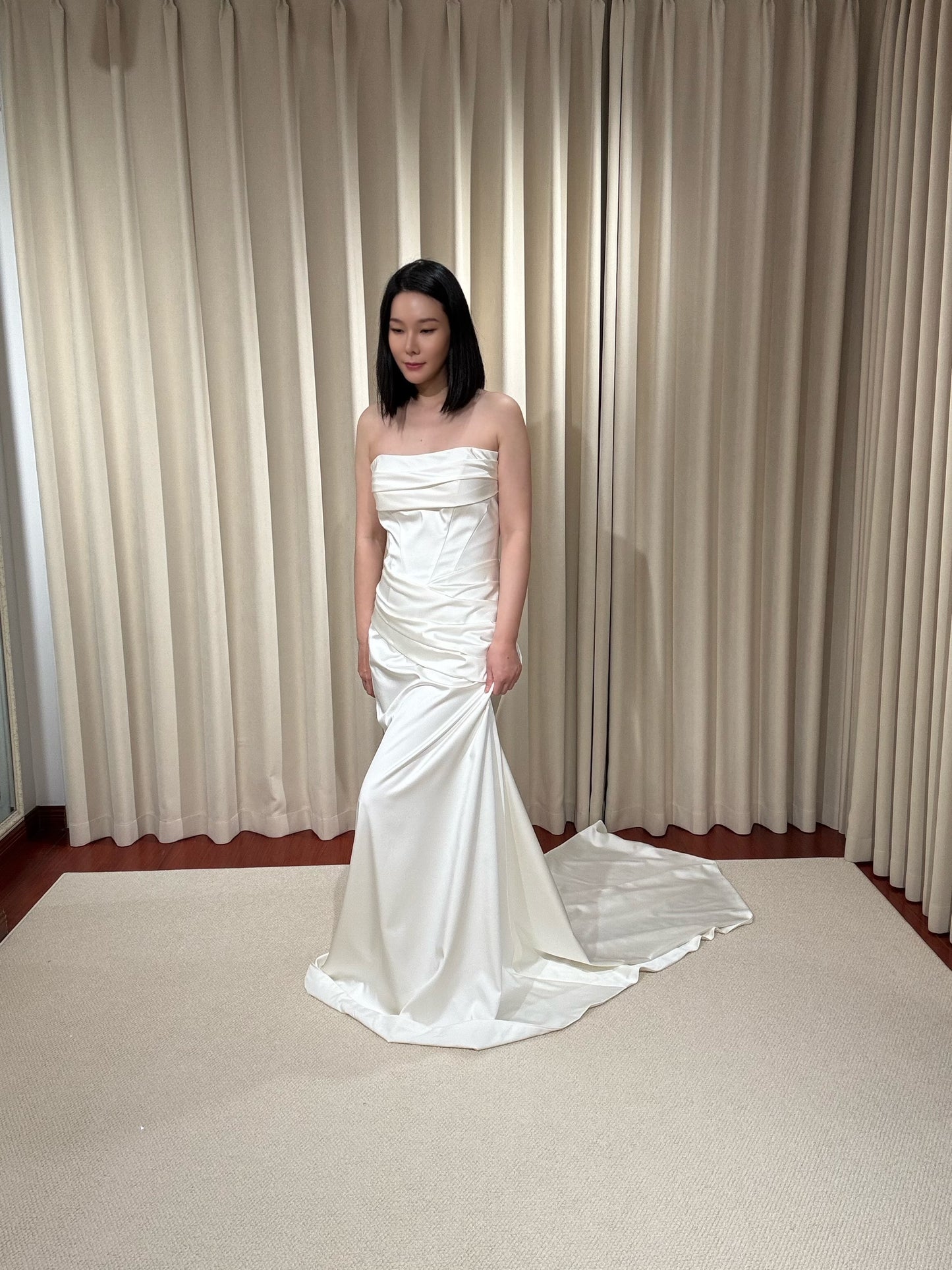 Lakhia|Satin Corset Mermaid Wedding Dress