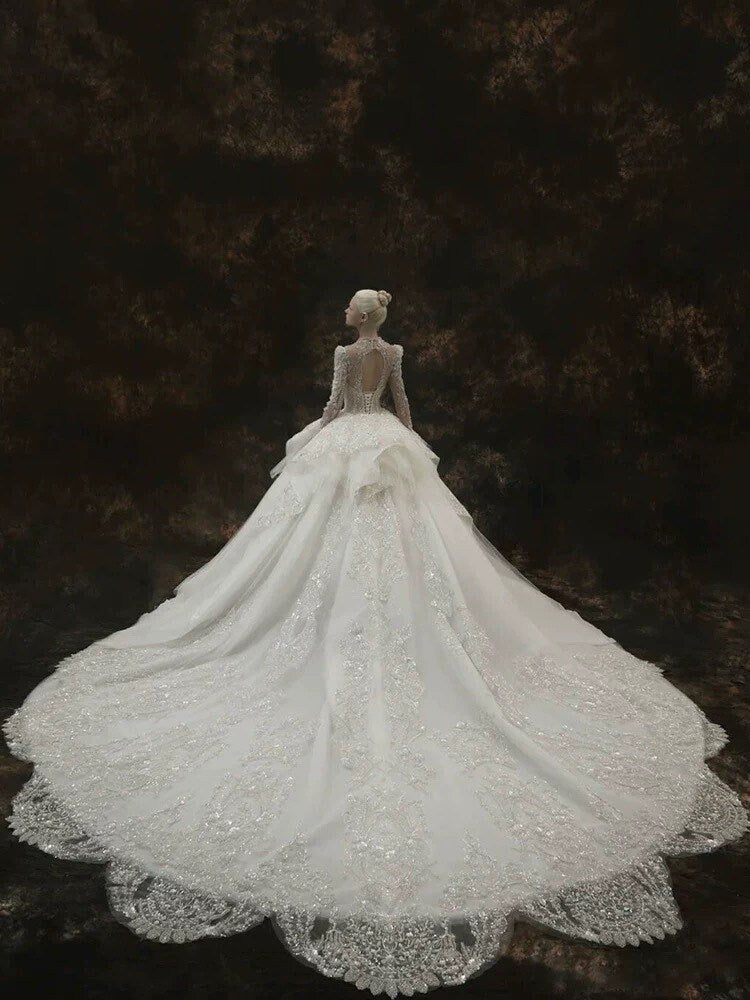 White Fairy A-line Tulle Bridal Wedding Dress, Customizable Prom Party Ball Gown, Romantic Boho Lolita Princess Sweetheart