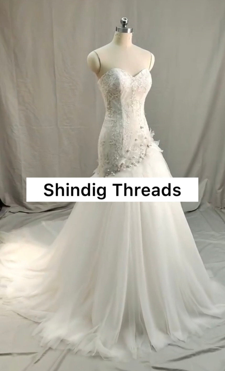 Long Sleeve Fairy Corset Mermaid Wedding Prom Dress, Custom Simple Modest Reception Elopement Dress, Unique Courthouse Civil Gown