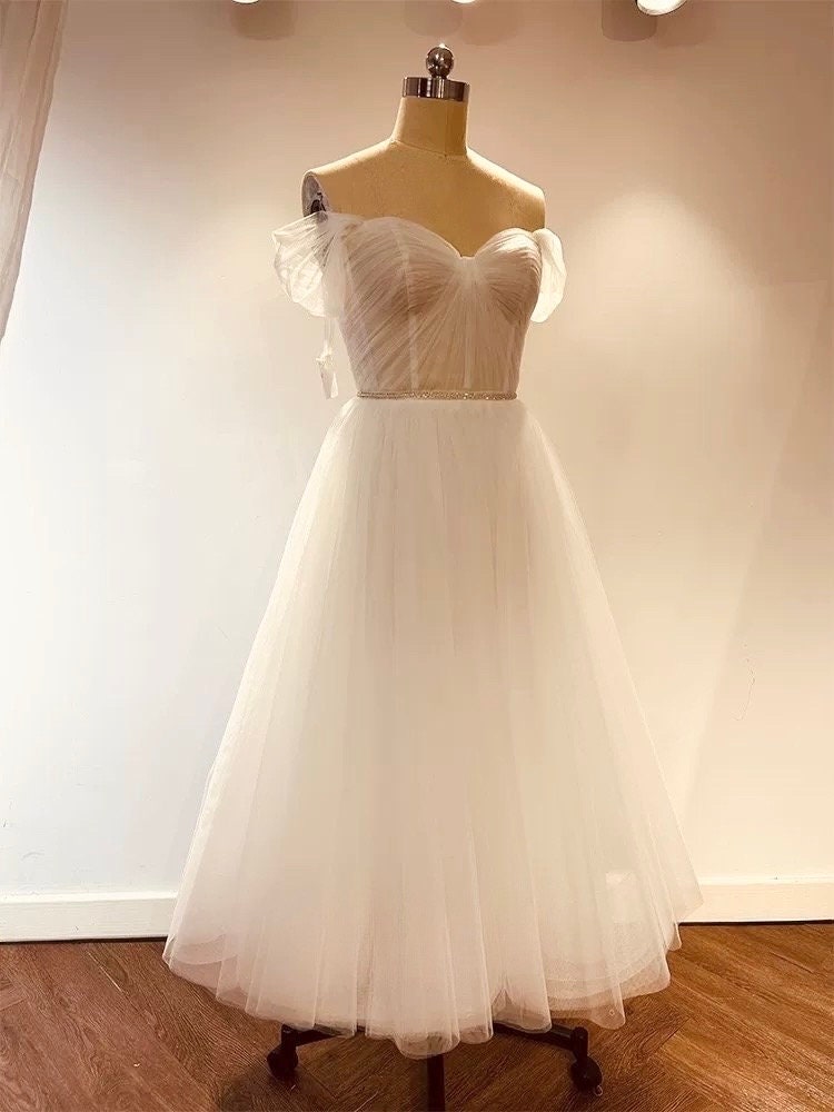 Minimalist fairy midi wedding dresses, Courthouse Civil Wedding, Rehea Shindig Threads Minimalist fairy midi wedding dresses, Courthouse Civil Wedding, Rehea Shindig Threads