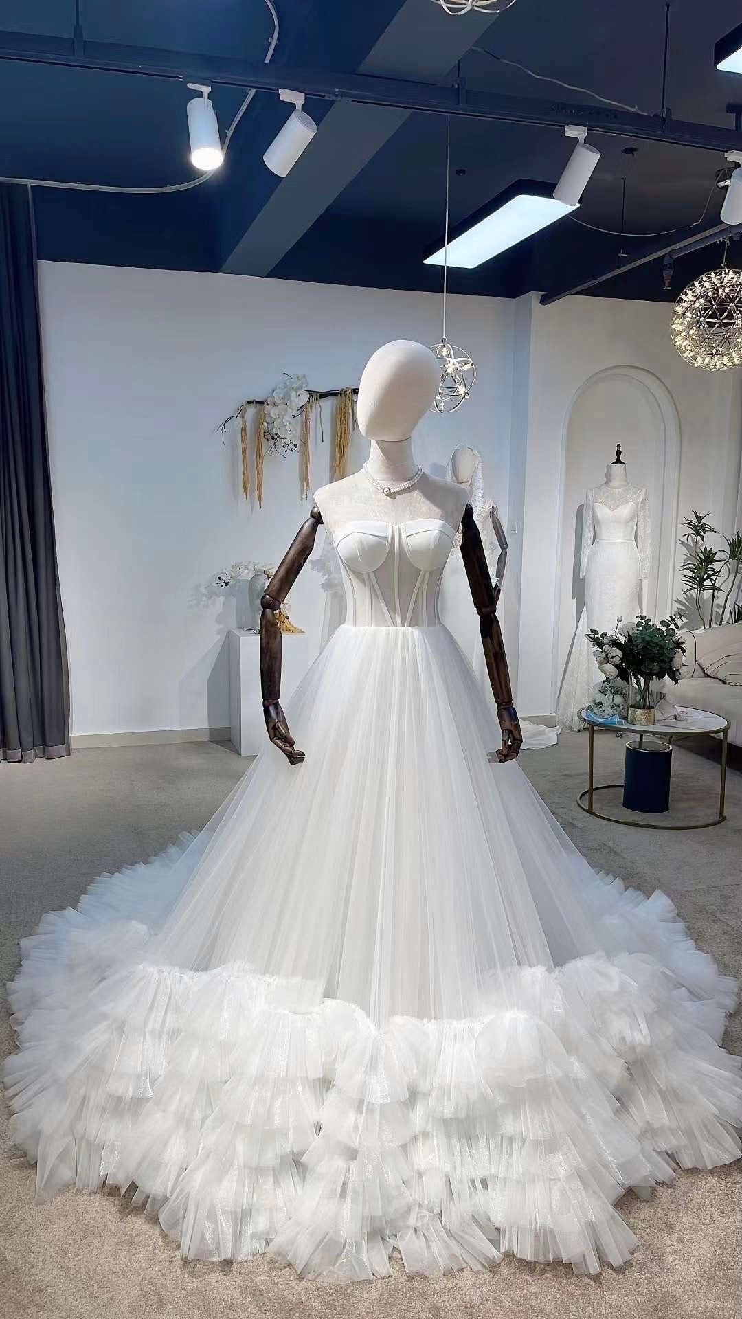 Fairy Corset Wedding Bridal Dress, Custom Simple Elegant Ball Gown, Un Shindig Threads Fairy Corset Wedding Bridal Dress, Custom Simple Elegant Ball Gown, Un Shindig Threads