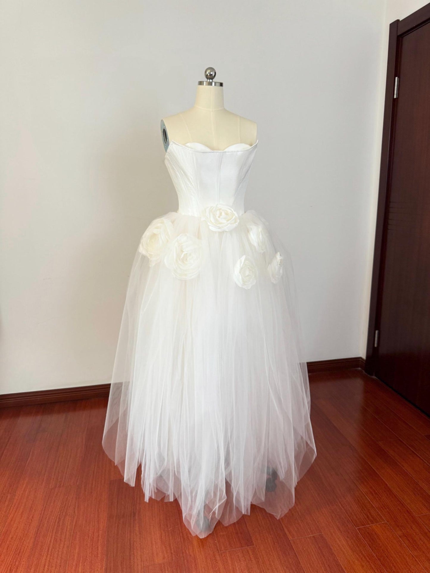 Minimalist short wedding dress, White satin dress, Rehearsal dinner dress, Elopement Dress, Bridal shower dress, Engagement dress
