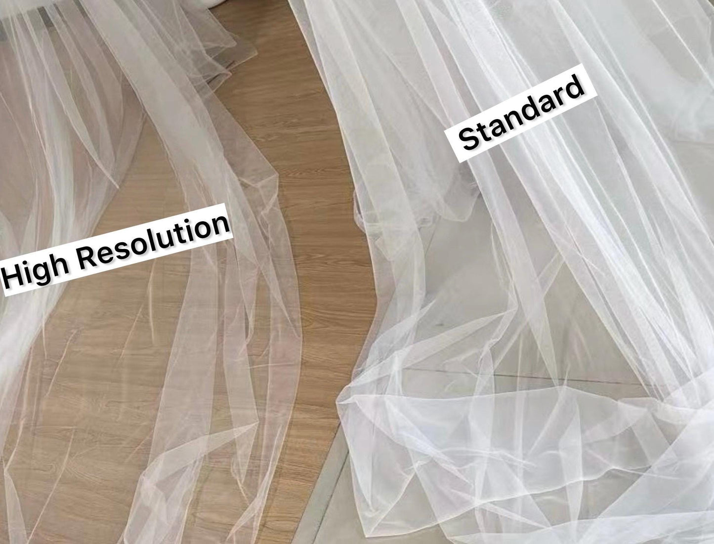 2 Tier High Resolution Soft Tulle Wedding Veil