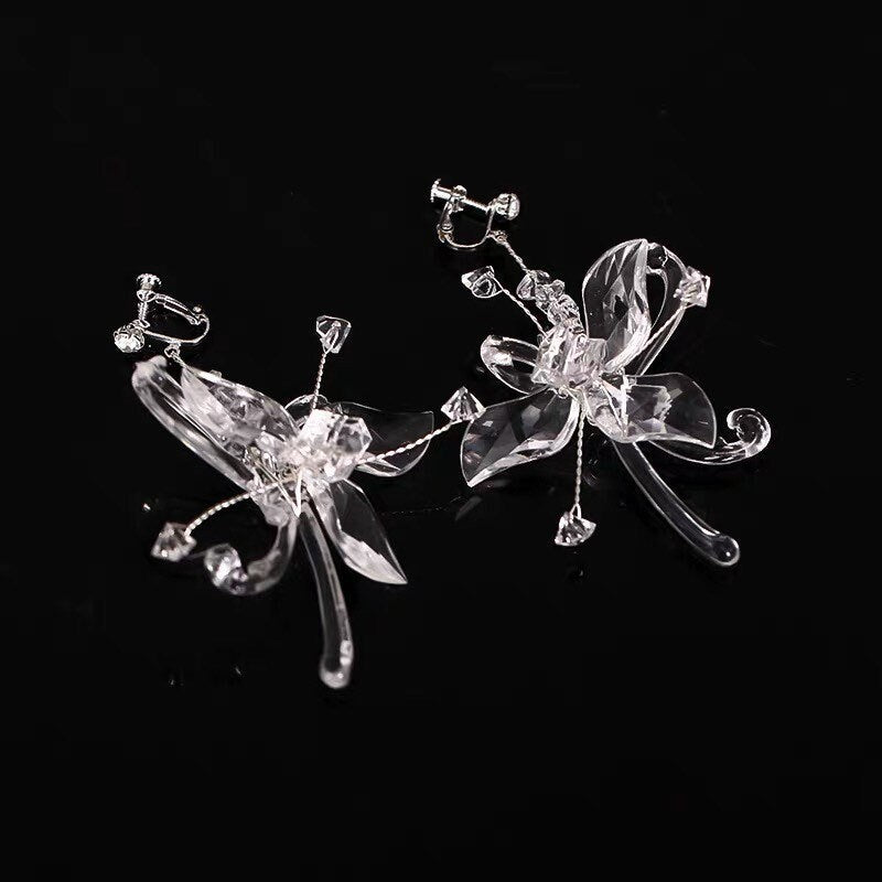 Crystal bridal accessories, Fairy style accessories for wedding or party, Gift for bride