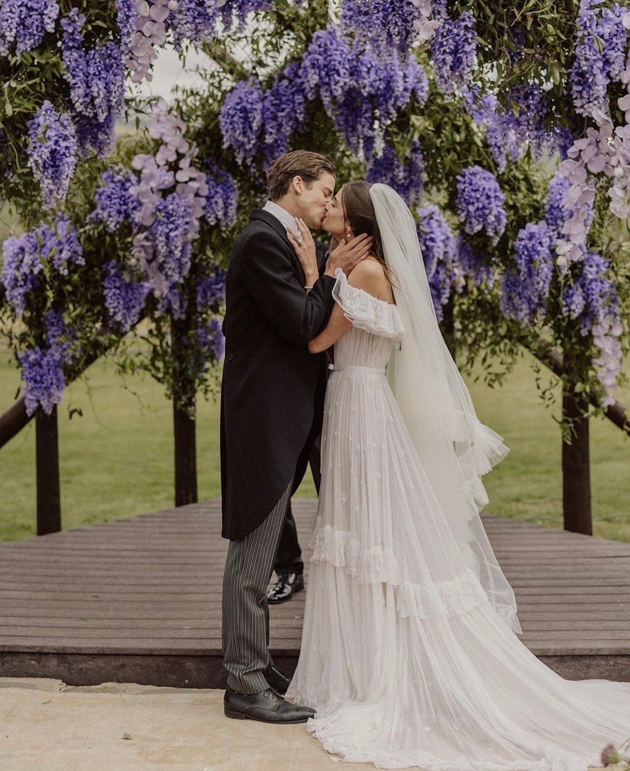 Taylor Hill Inspired Off Shoulder Lace Wedding Bridal Dress, Custom Unique A-Line Party Gown, Fairy Boho Reception Dress, Courthouse Wedding