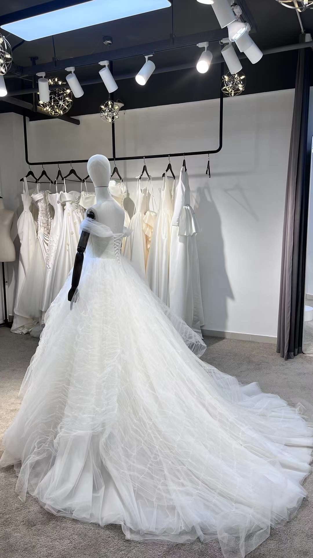 fairy corset wedding dresses Off the Shoulder Fairy Corset Wedding Bridal Dress, Custom Elegant Pro – Shindig Threads