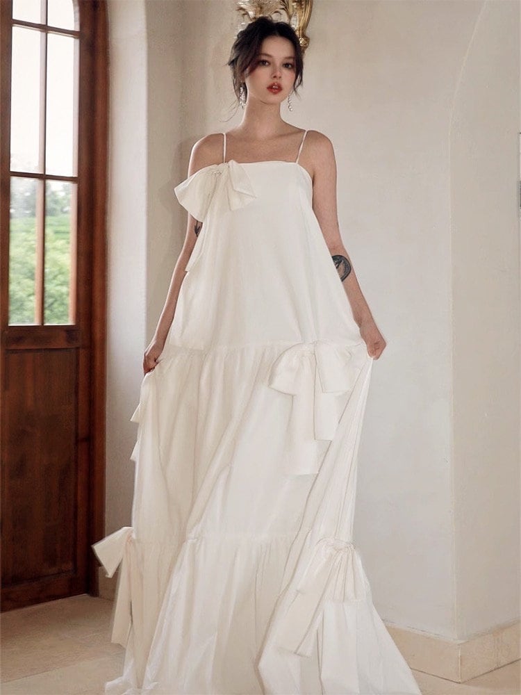 Minimalist simple satin wedding prom dress, custom unique courthouse civil wedding gown, casual romantic reception elopement dress for bride