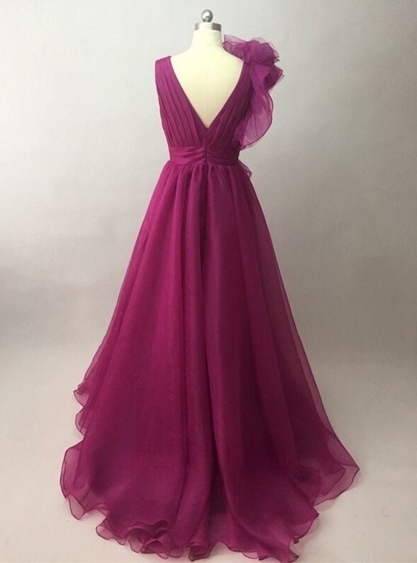 purple tulle wedding dress Purple tulle skirt 4 US / Blue Gray