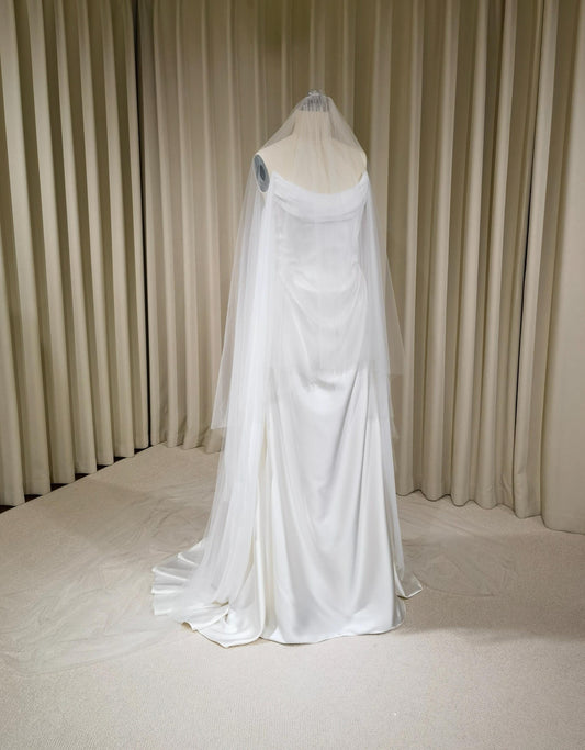 2 Tier High Resolution Soft Tulle Wedding Veil